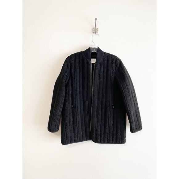 Billy Reid flight quilted jacket faux fur sherpa therma poly fill XS - Picture 1 of 10